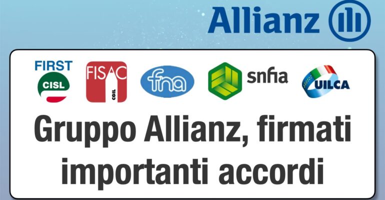 Gruppo Allianz, firmati importanti accordi