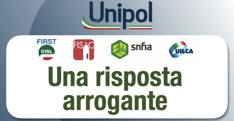 Gruppo Unipol: una risposta arrogante