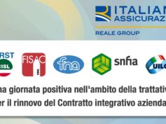 Italiana Assicurazioni, una giornata positiva nell’ambito della trattativa per il rinnovo del Contratto integrativo