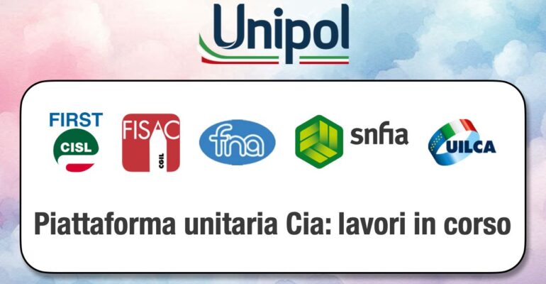 Gruppo Unipol, piattaforma unitaria Cia di gruppo: lavori in corso