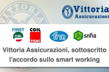 Vittoria Assicurazioni, sottoscritto l’accordo sullo smart working