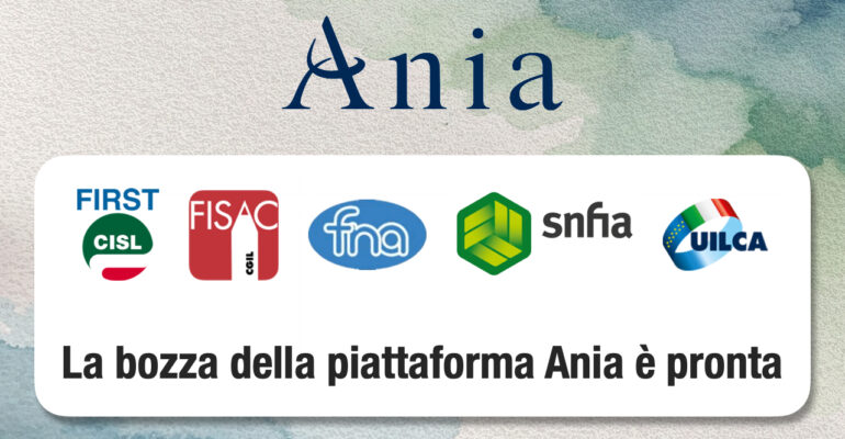 La bozza della piattaforma Ania è pronta