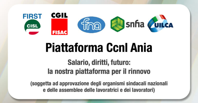 Piattaforma per il rinnovo del Ccnl Ania