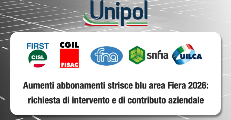 Unipol, aumenti costo parcheggio Bologna Fiera & Parking: i sindacati chiedono intervento a Comune e azienda