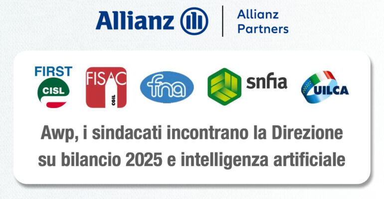 Awp, i sindacati incontrano la Direzione su bilancio 2025 e intelligenza artificiale