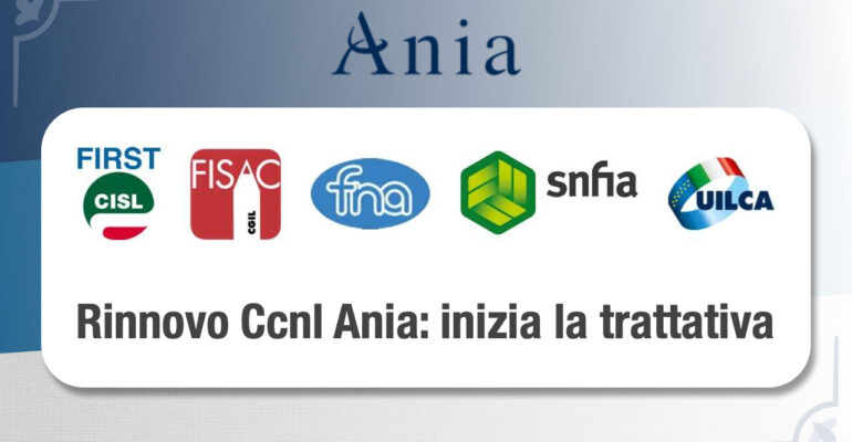 Rinnovo del Contratto collettivo nazionale di lavoro Ania: inizia la trattativa