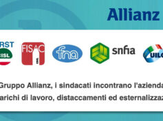 Gruppo Allianz, i sindacati incontrano l’azienda su carichi di lavoro, distaccamenti ed esternalizzazioni