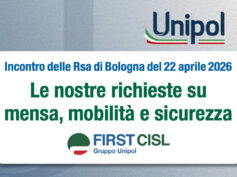 First Cisl Gruppo Unipol: le nostre richieste su mensa, mobilità e sicurezza all’incontro delle Rsa di Bologna