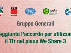 Gruppo Generali, raggiunto l’accordo per utilizzare il Tfr nel piano We Share 3