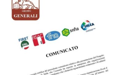 Rettifica su Progetto Salute Generali Italia