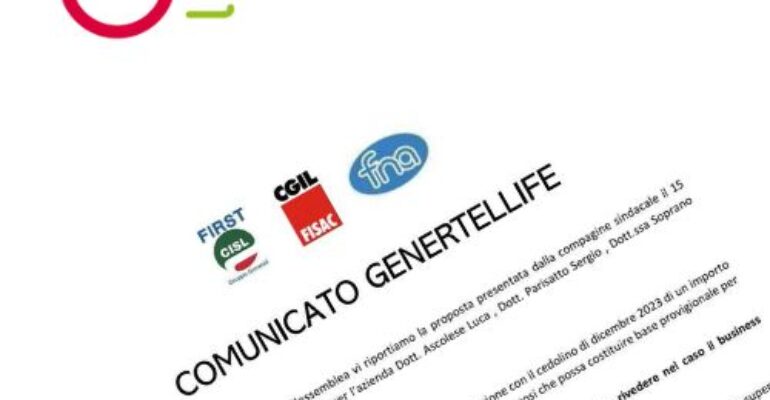 Negativo l’esito dell’incontro in Genertellife