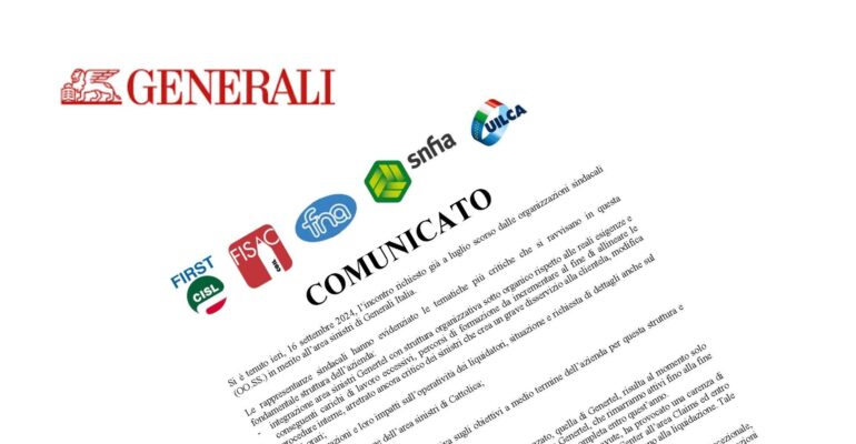 Incontro sull’area sinistri di Generali Italia