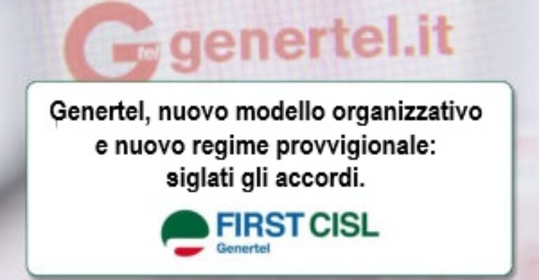 Raggiunto l’accordo sul modello organizzativo di Genertel