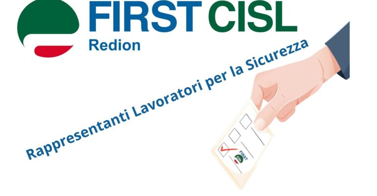 Elezioni RLS Redion: la First Cisl è la sigla più votata