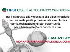 8 marzo, ogni giorno First Cisl al fianco delle donne