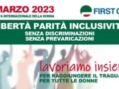 Donne. First Cisl: inclusione e pari opportunità, contro prevaricazioni e violenze, l’8 marzo e ogni giorno