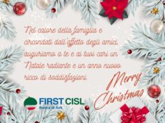 I più sentiti auguri di buone Feste dalla Segreteria First Cisl Banca di Asti.