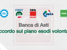 Accordo sul piano esodi volontari