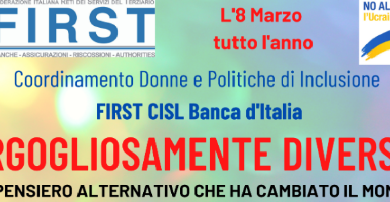 Orgogliosamente divers@ – evento del Coordinamento Donne e Politiche di Inclusione