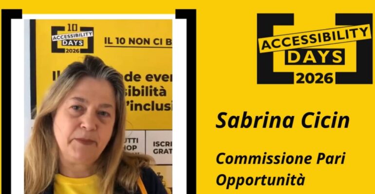 First Cisl agli Accessibility Days 2026: una storia di innovazione, inclusione, accessibilità