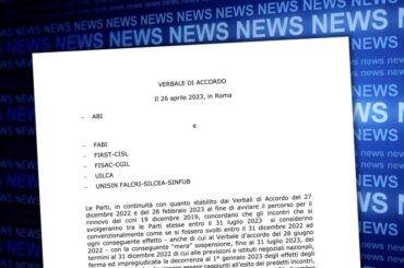 Ccnl Abi, posticipo convenzionale dei termini al 31 luglio 2023