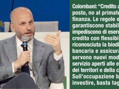 Colombani, credito al primo posto, no al primato della finanza