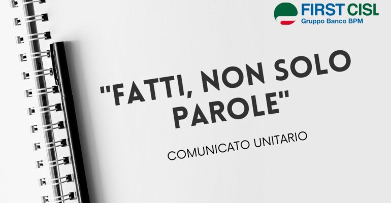 Fatti, non solo parole!