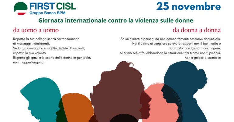 25 Novembre: Giornata internazionale contro la violenza sulle donne