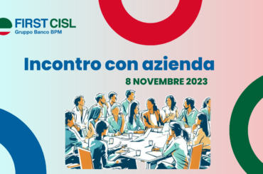 Comunicato unitario: Incontro con l’azienda del 8 novembre 2023