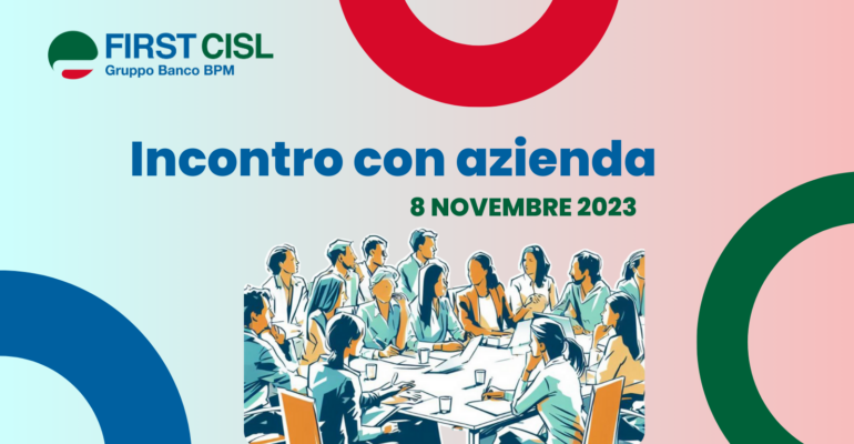 Comunicato unitario: Incontro con l’azienda del 8 novembre 2023