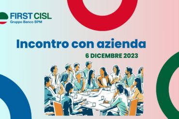 Incontro con azienda del 6 dicembre 2023