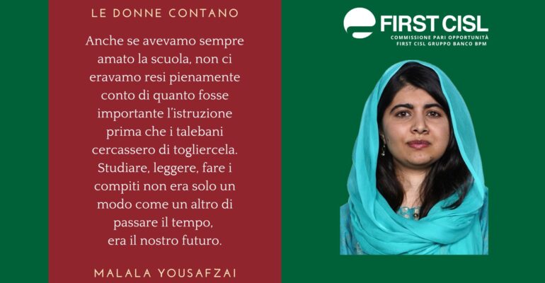 Le donne contano: Malala Yousafzai