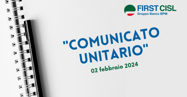 Comunicato unitario