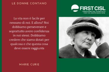 Le donne contano: Marie Curie
