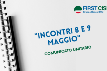 Incontri 8 e 9 maggio