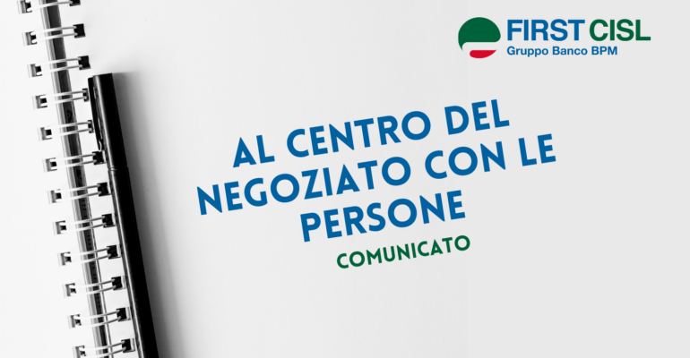 Al centro del negoziato con le persone