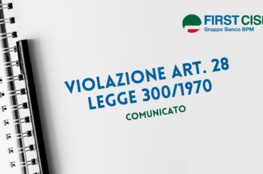 Violazione art. 28 legge 300/1970