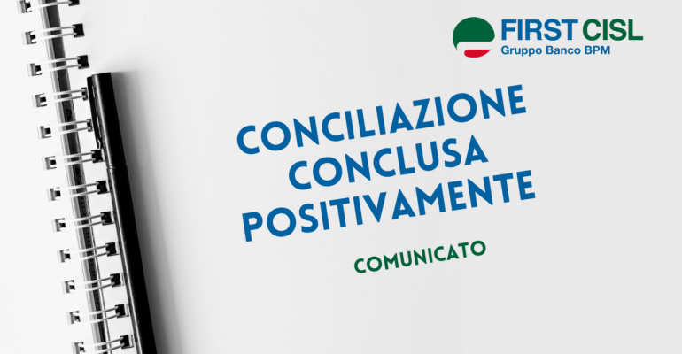 Conciliazione conclusa positivamente