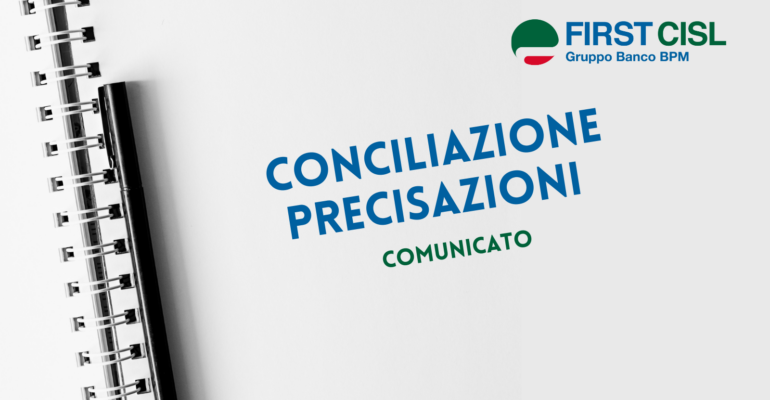 Conciliazione in Banco BPM: precisazioni