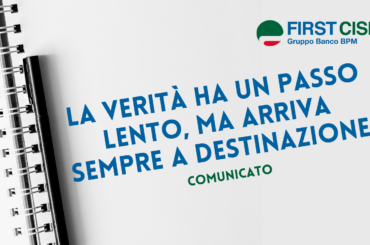 La verità ha un passo lento, ma arriva sempre a destinazione