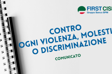 Contro ogni violenza, molestia o discriminazione.