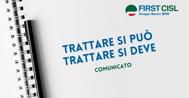 Trattare si può, trattare si deve.