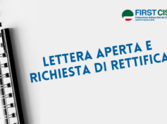 Lettera aperta e richiesta di rettifica