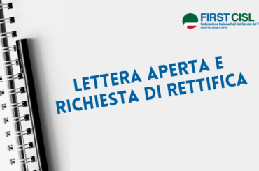 Lettera aperta e richiesta di rettifica