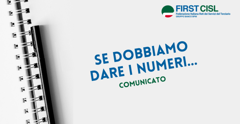 Se dobbiamo dare i numeri… almeno diamoli tutti!