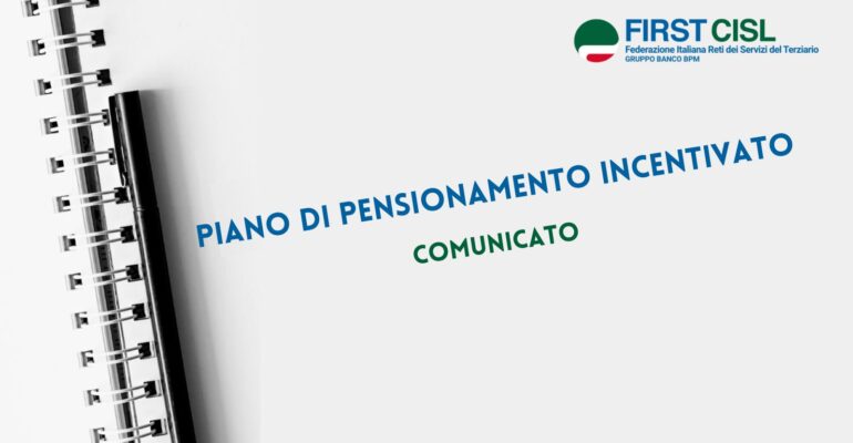 Piano di pensionamento incentivato