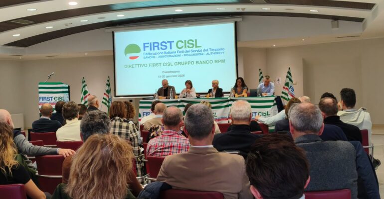A Castelnuovo del Garda si è svolto il Direttivo First Cisl Gruppo Banco Bpm