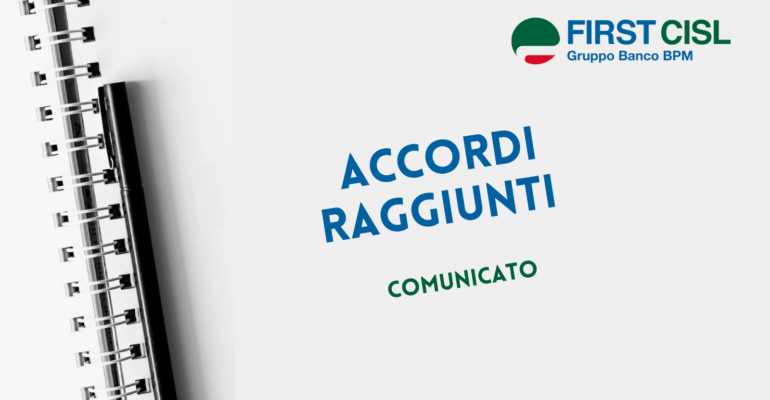 Accordi raggiunti
