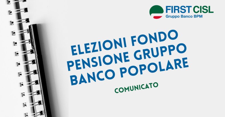 Elezioni Fondo Pensione Gruppo Banco Popolare