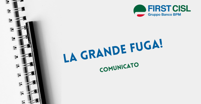 La grande fuga!